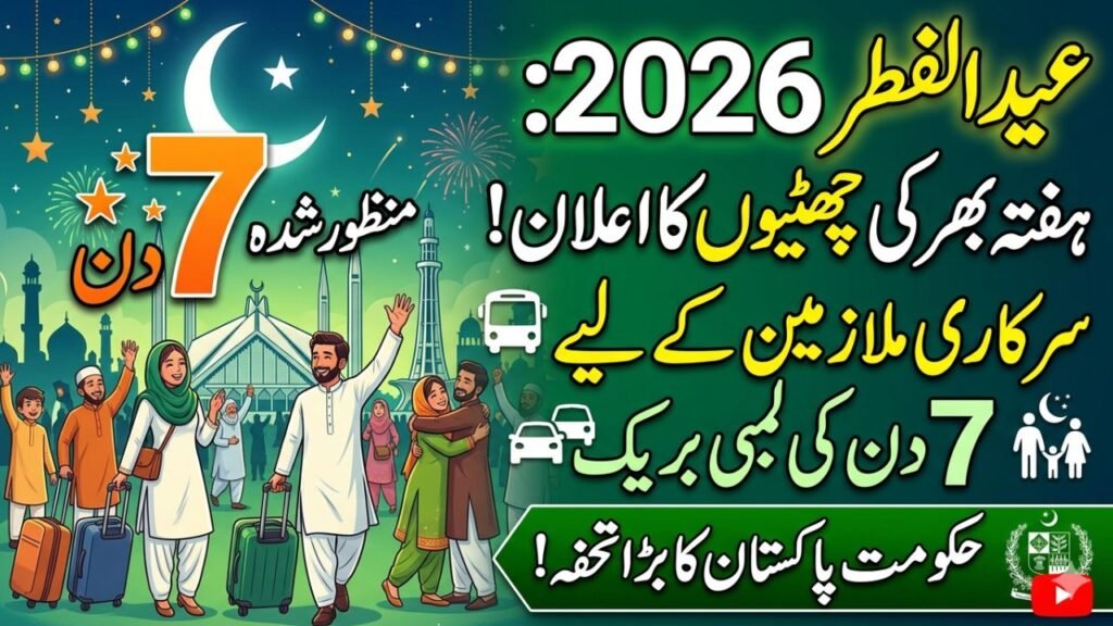 Eid-ul-Fitr Holidays 2026
